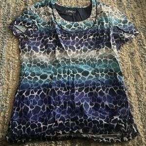 Landau Scrub Top Blue